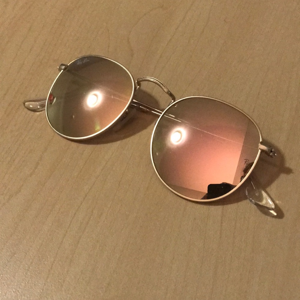 Ray Ban Circle Lens Rose Gold 50 mm
